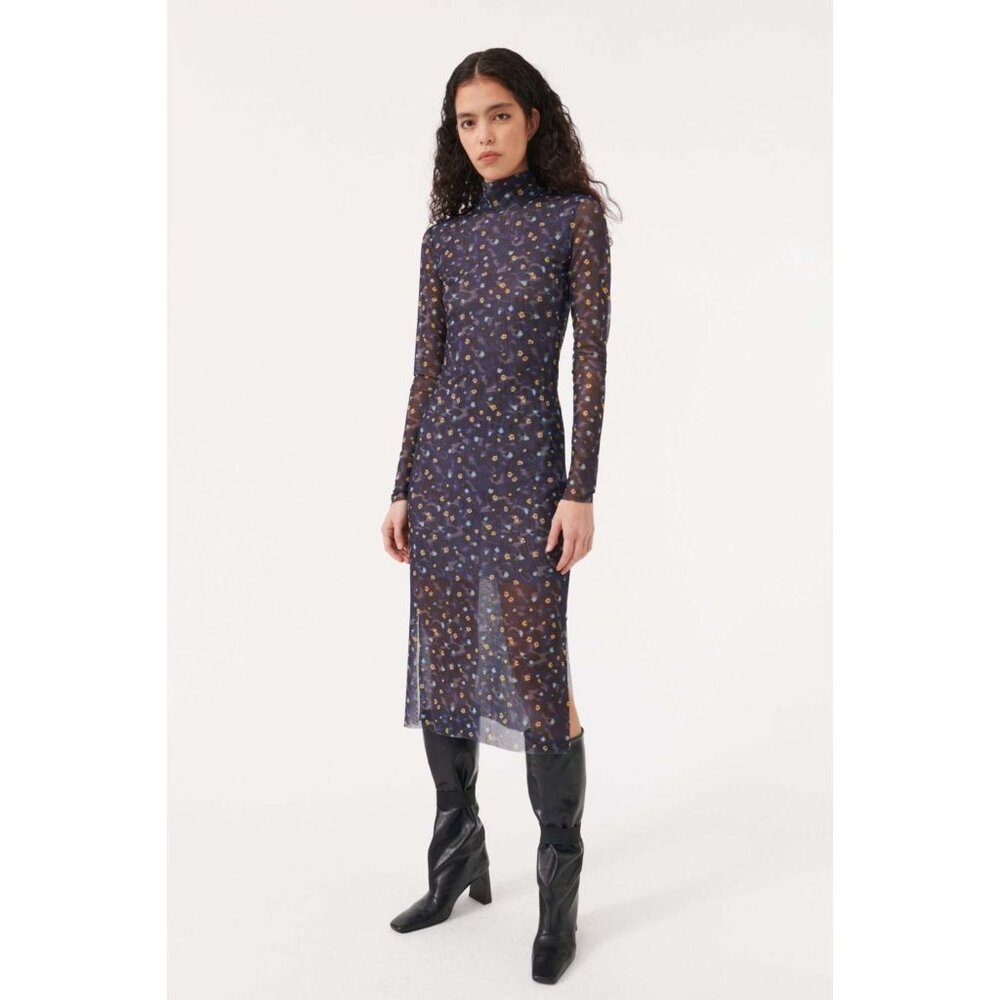 Baum Und Pferdgarten Jolain Mesh Midi Dress Small